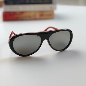 Vintage 80s Sunglasses Red, White and Blue | OS